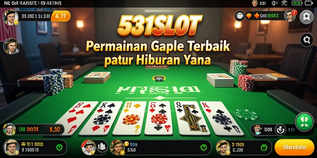 Screenshot gameplay 531SLOT yang menampilkan suasana permainan Gaple.
