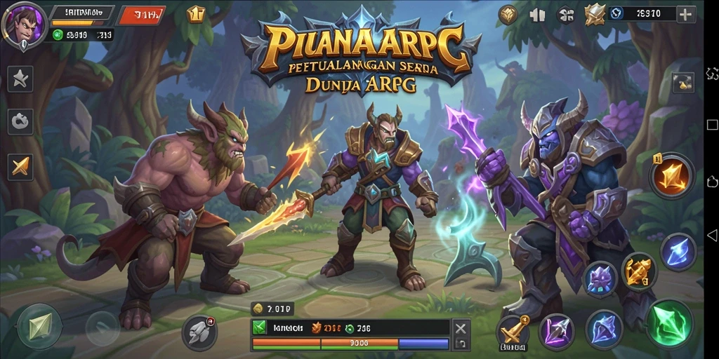 Tampilan seru gameplay ARPG 71H yang menantang.