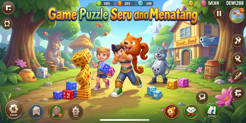 Tampilan gameplay DEWI288 yang menantang dan menarik.