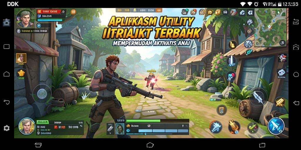 Tampilan antarmuka utama aplikasi DKK yang intuitif dan fungsional.