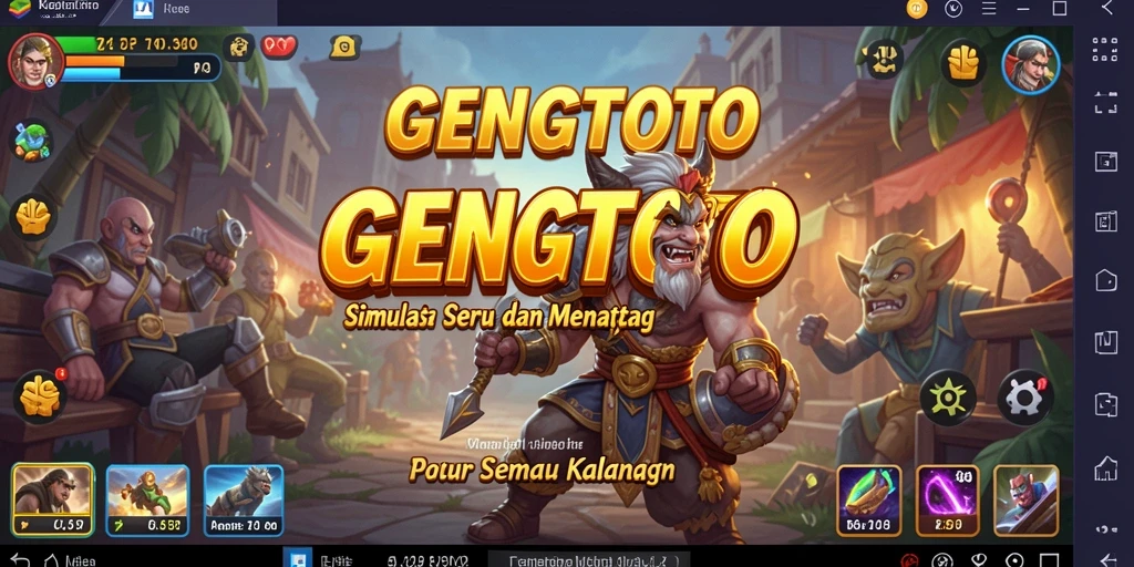 Screenshot GENGTOTO menampilkan gameplay Simulation yang seru.