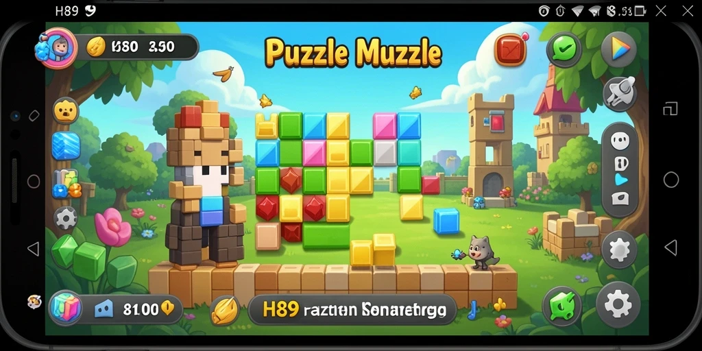 Screenshot gameplay H89 menunjukkan teka-teki yang menarik dan menantang.