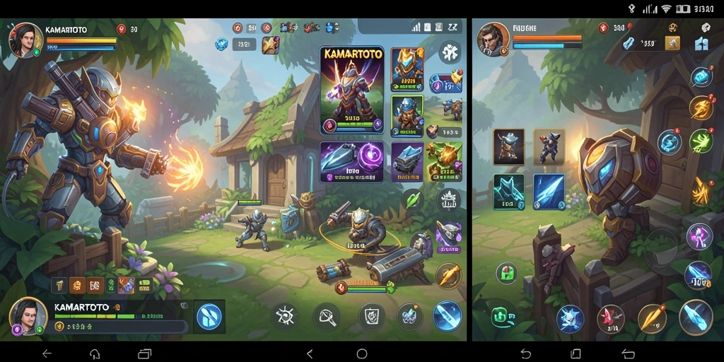 Screenshot KAMARTOTO menampilkan antarmuka pengguna aplikasi Utility yang menarik.