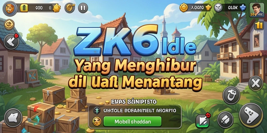 Tampilan gameplay ZK6 yang menawan dan penuh warna.