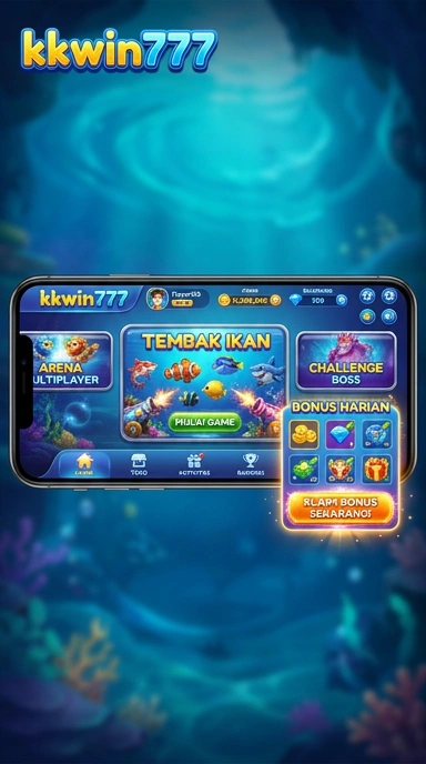 Tampilan utama aplikasi kkwin777 yang menarik dan mudah dinavigasi.